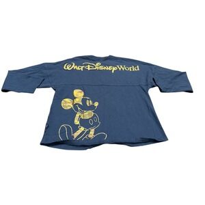Walt Disney World 50th Anniversary‎ EARidescent Spirit Jersey Blue Gold Kids XL